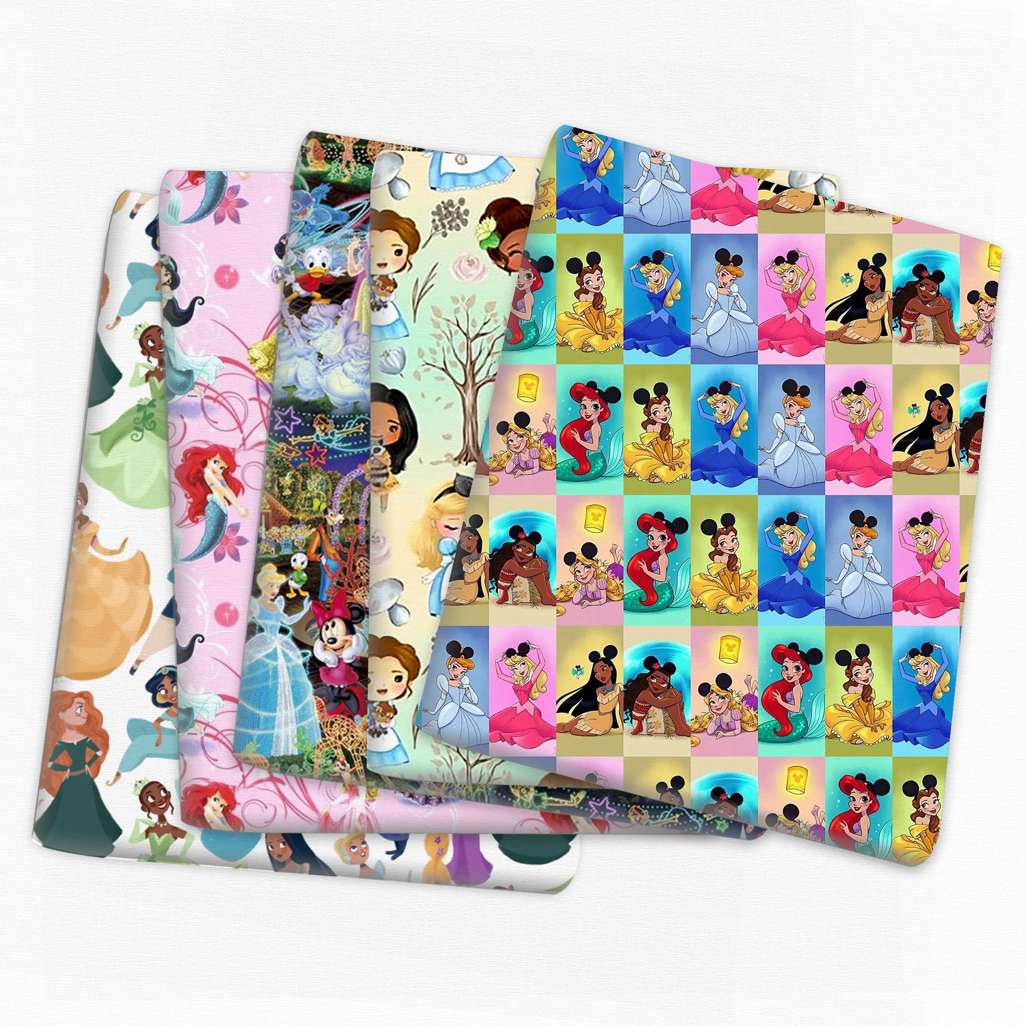 

Ткань для шитья «Принцесса Диснея Bella», 50*145 см, полиэстер, 100% хлопок, ткань для шитья, квилтинга, материал для рукоделия «сделай сам», ручная р...