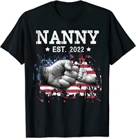 nanny est 2022 american flag mothers day t shirt