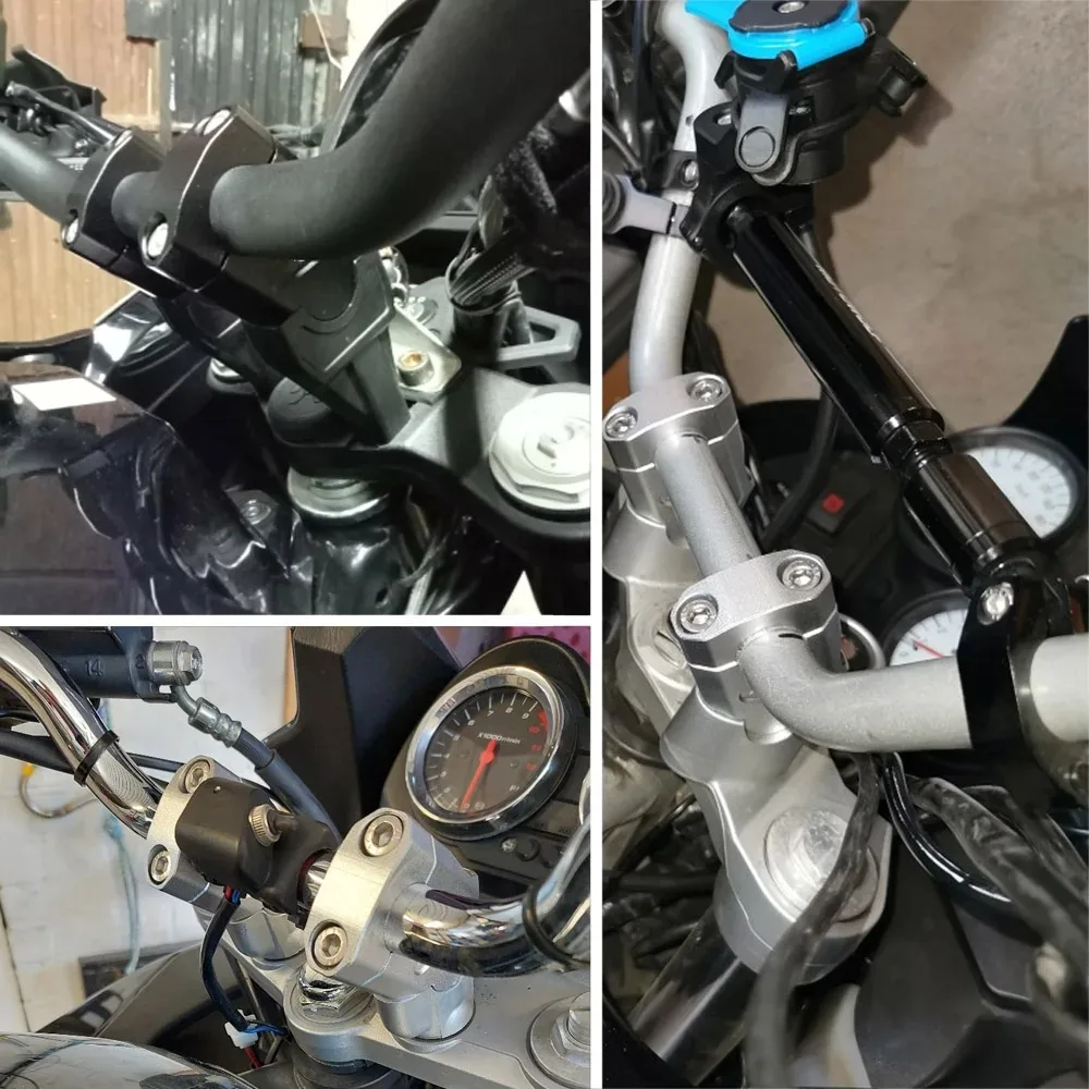 Фото Увеличенная высота руля для мотоциклов GSX-S 1000GX 2024, GSX S1000 GX, GSXS1000GX, внедорожная фурнитура для крепления руля №5