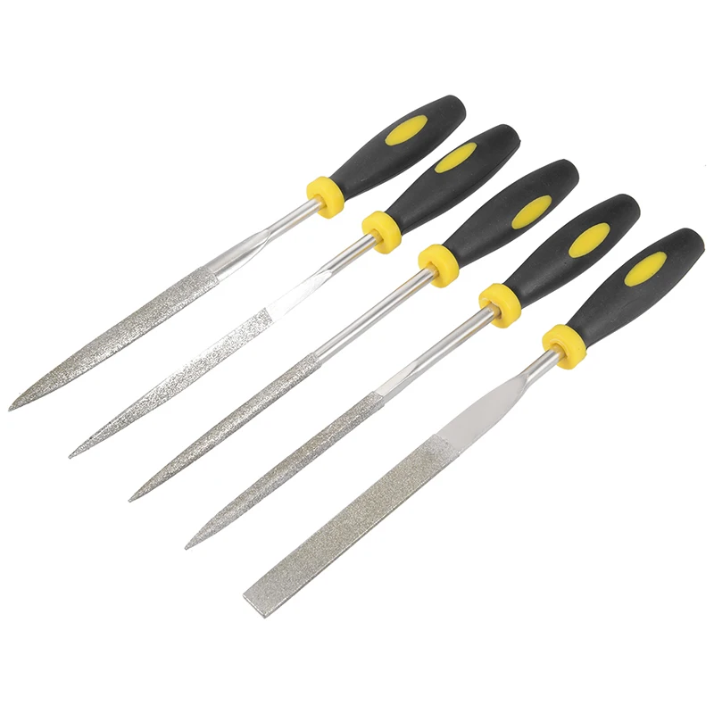 

5 шт. 5 мм x 180 мм мини-металлический шлифовальный станок, шлифовальный станок, пилка для игл, алмазные пилки, набор пилок для деревообработки, ...