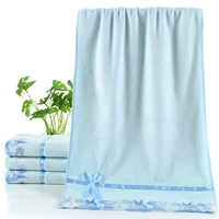 3575cm super soft bathroom face towels microfibre embroidery lace edge hand towel solid color absorbent bath towel washcloth