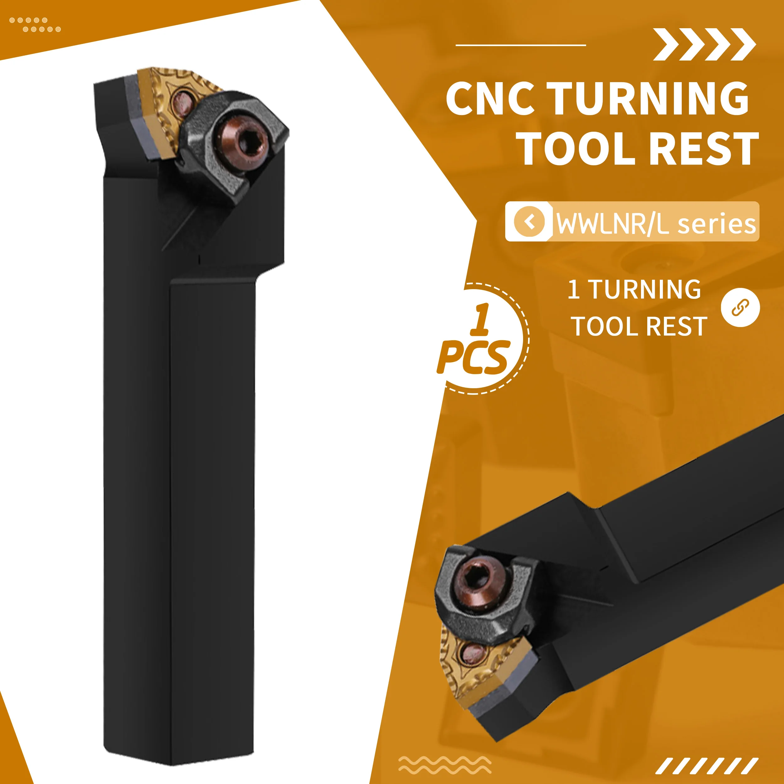 

WWLNR1616H08 WWLNR2020K WWLNR2525M WWLNR/WWLNL Lathe Tools Holder CNC Boring Bar Turning Carbide Commonly Used End Faces Durable