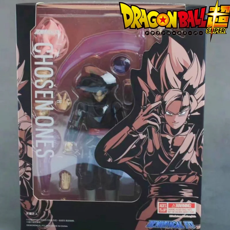 

New In Stock Dragon Ball Demoniacal Fit Df Shf Chosen Ones Black Goku Action Figure Toy Model Gifts for Friend