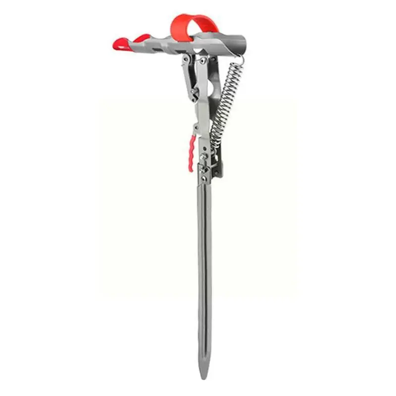 

Новинка, складная Автоматическая рыболовная удочка с двойной пружиной, рыболовные снасти, стальной кронштейн, удочка, антикоррозийный держ...