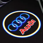

2 шт. для Audi A1 A3 8P 8V A4 A5 A6 A7 A8 Q3 Q5 Q7 Q8 RS украшение двери автомобиля лазерный проектор светодиодные лампы приветствия