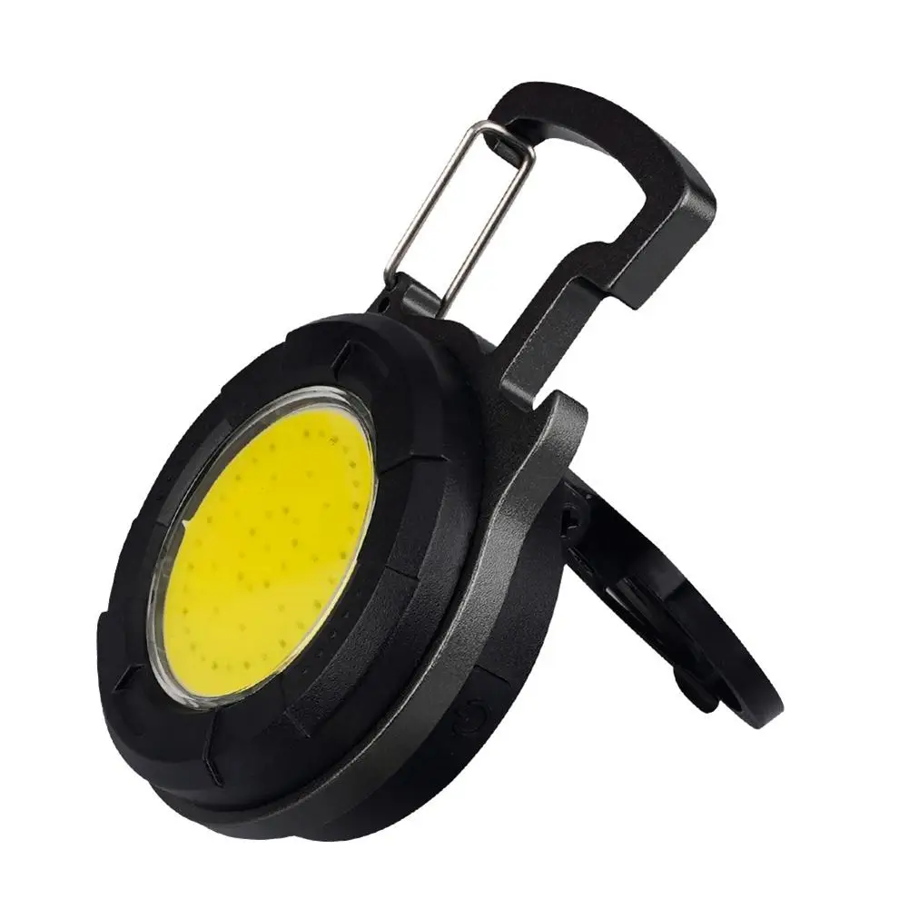 

Cob Led Keychain Light Mini Portable Emergency Light Flashlight Outdoor Camping Light Corkscrew