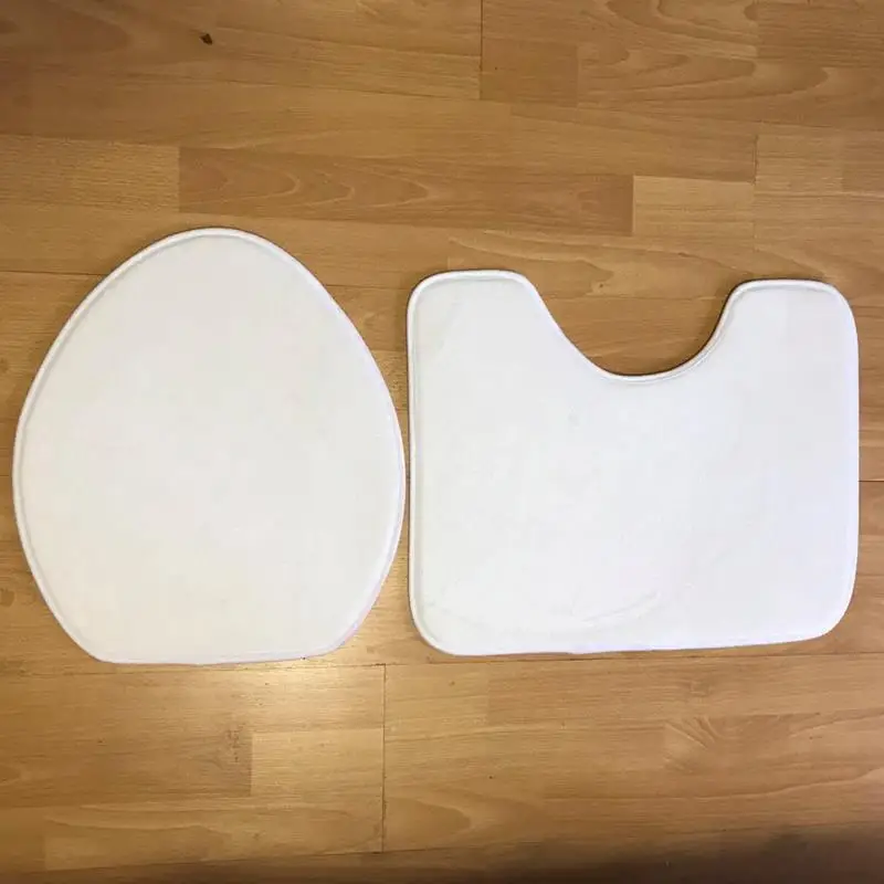 set of 3 bathroom bath mat set toilet soft non slip 2pcs bath mat bathroom rug shower carpets set toilet lid cover floor mats free global shipping