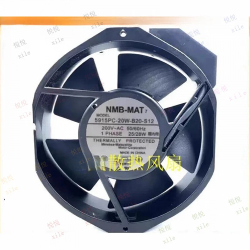 Фото L L ДЛЯ NMB 5915PC-20W-B20-S12 AC200V 17238 17 см охлаждающий вентилятор №1