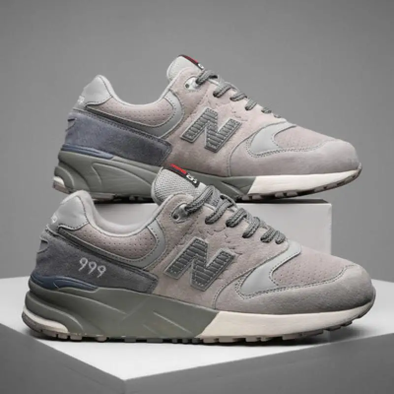 

Fashion Running Men's Sneakers Winter Mesh Breathable Male Casual Shoes New Lace-up Slip Mix Color Heighten 999 Men Sports Shoes