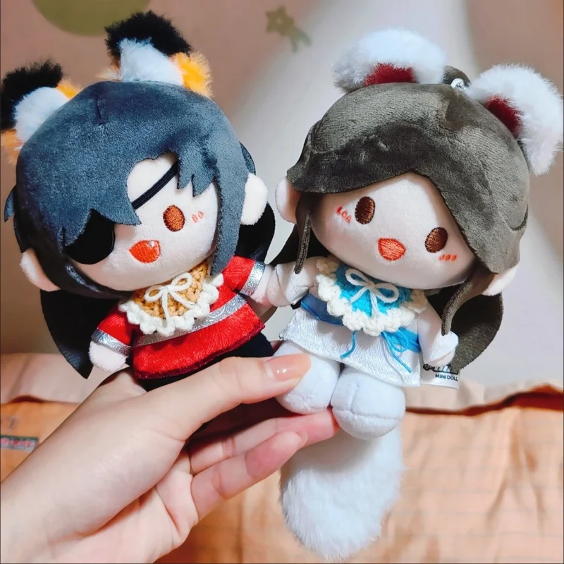 Фото 12 см Tian Guan Ci Fu Qinglian Lianlian Tgcf плюшевая кукла с подвеской, мягкая игрушка Xie Lian Hua Cheng, коллекционная для фанатов №1