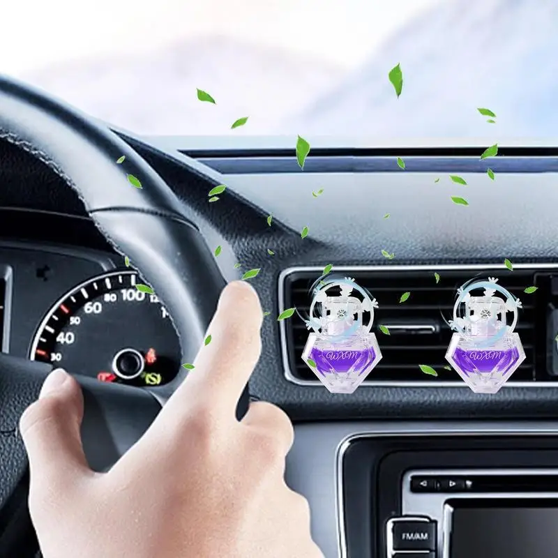 

Car Air Fresheners Clips Rotating Aromatherapy Diffuser Flavoring Perfume Ornament Pendant Interior Decoration Accessories