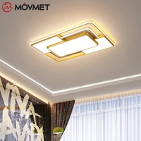 ceiling lamp modern led panel light iron gold acrylic flash living room bedroom kitchen study dining room indoor home lighting