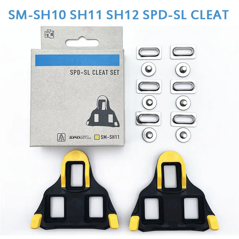 

Original SM-SH10 SH11 SH12 Cleats Road Lock Pedal Cleat Splint SPD-SL Bike Cleats Professional Road Bike Pedals Cleat