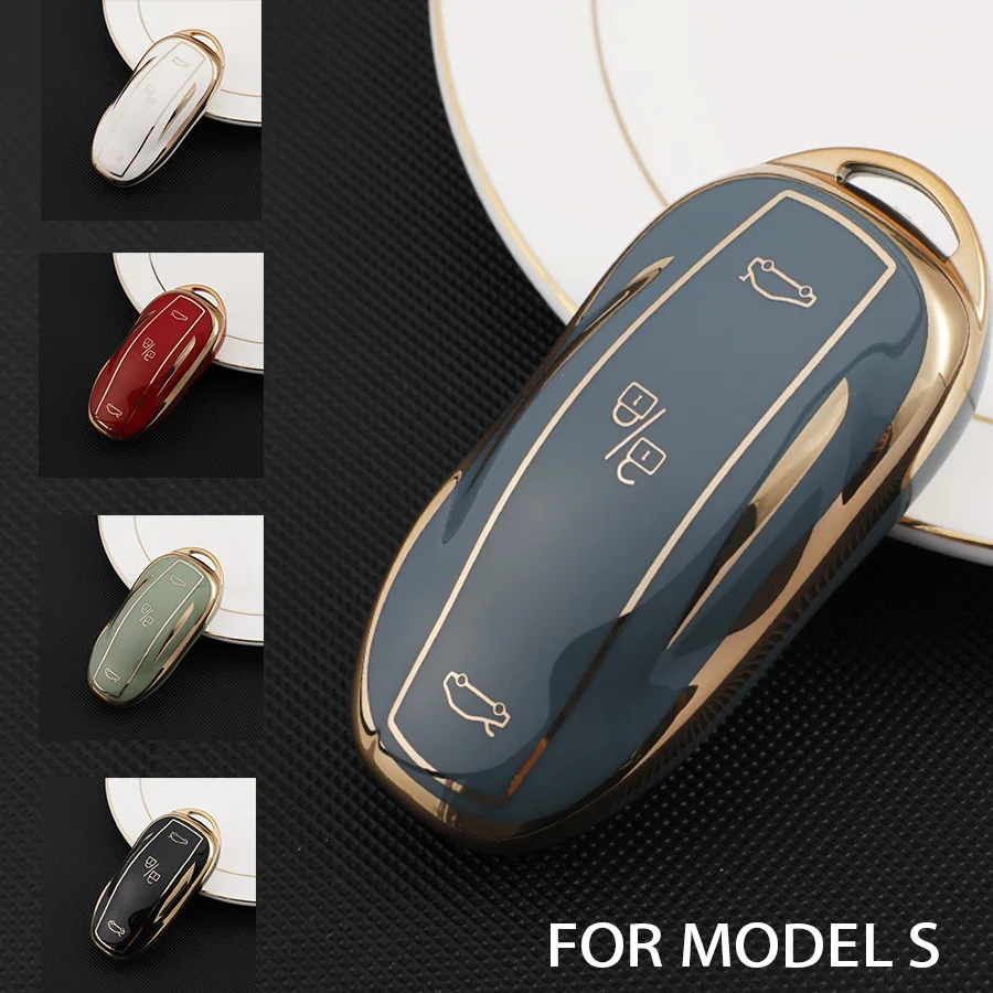 

Мягкий Чехол Для Смарт-ключа Из ТПУ Для Tesla Model 3 S X Y, Автомобильный Держатель Для Ключей С Дистанционным Управлением