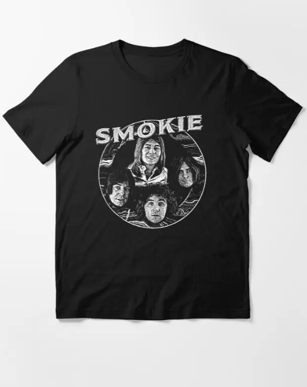 Классическая футболка группы SMOKIE рок-группы подарок для фаната TE1640