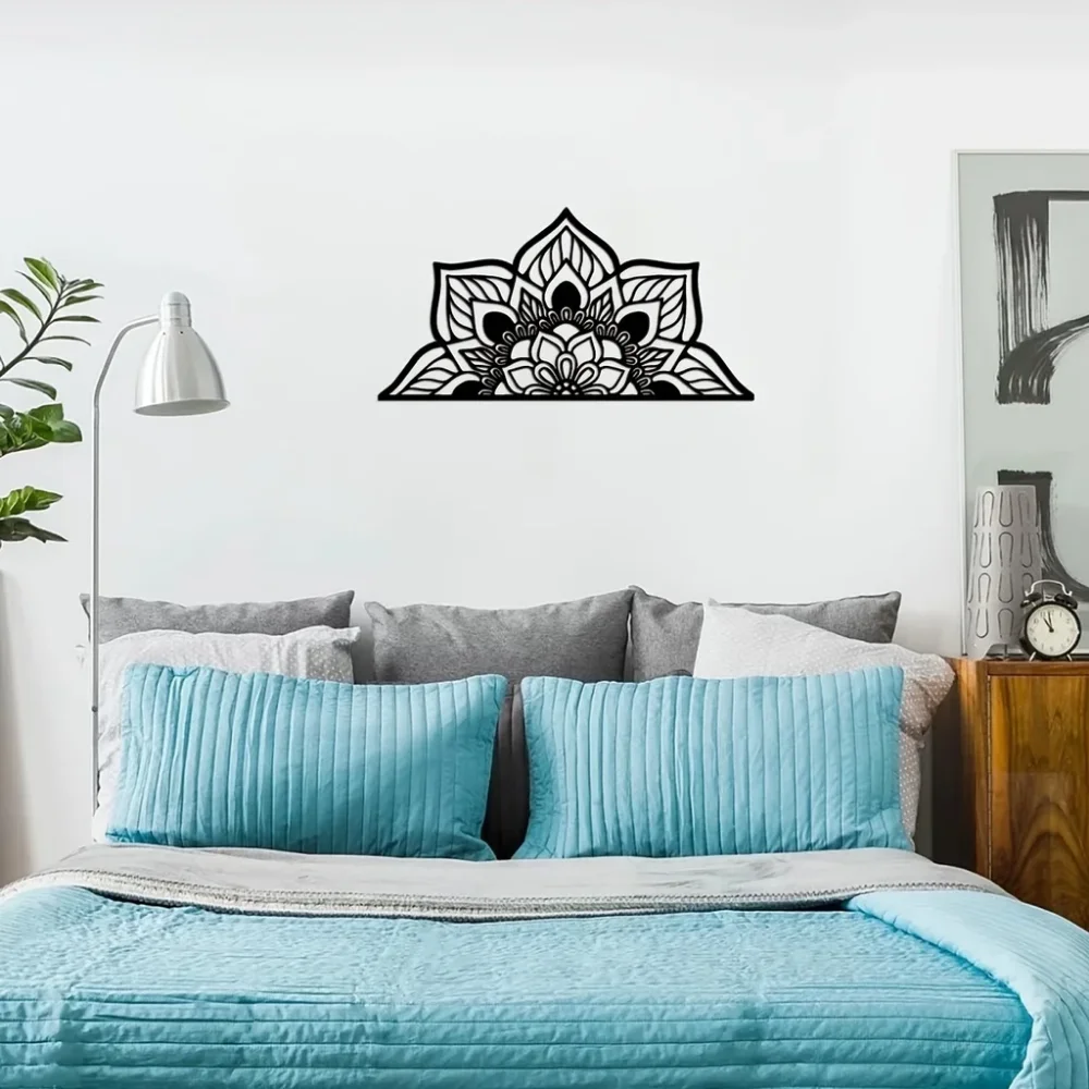 Элегантный Большой Металлический Настенный Декор С Мандалой: Великолепное