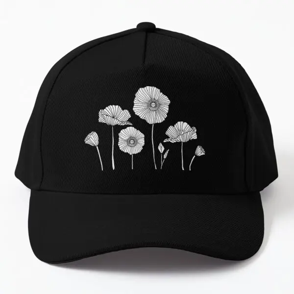 

Poppies Baseball Cap Hat Sun Women Bonnet Czapka Boys Summer Snapback Outdoor Hip Hop Casquette Mens Spring Fish Sport