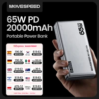 Павербанк MOVESPEED E20 20000 мАч Power Bank 65 Вт за 2093 руб