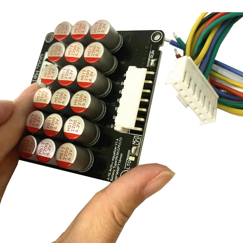 3S 4S 5S 6S 7S 8S 14S-21S 5A Active Equalizer Balancer Lifepo4 Lithium Lipo LTO Battery Energy active equalization Fit Capacitor