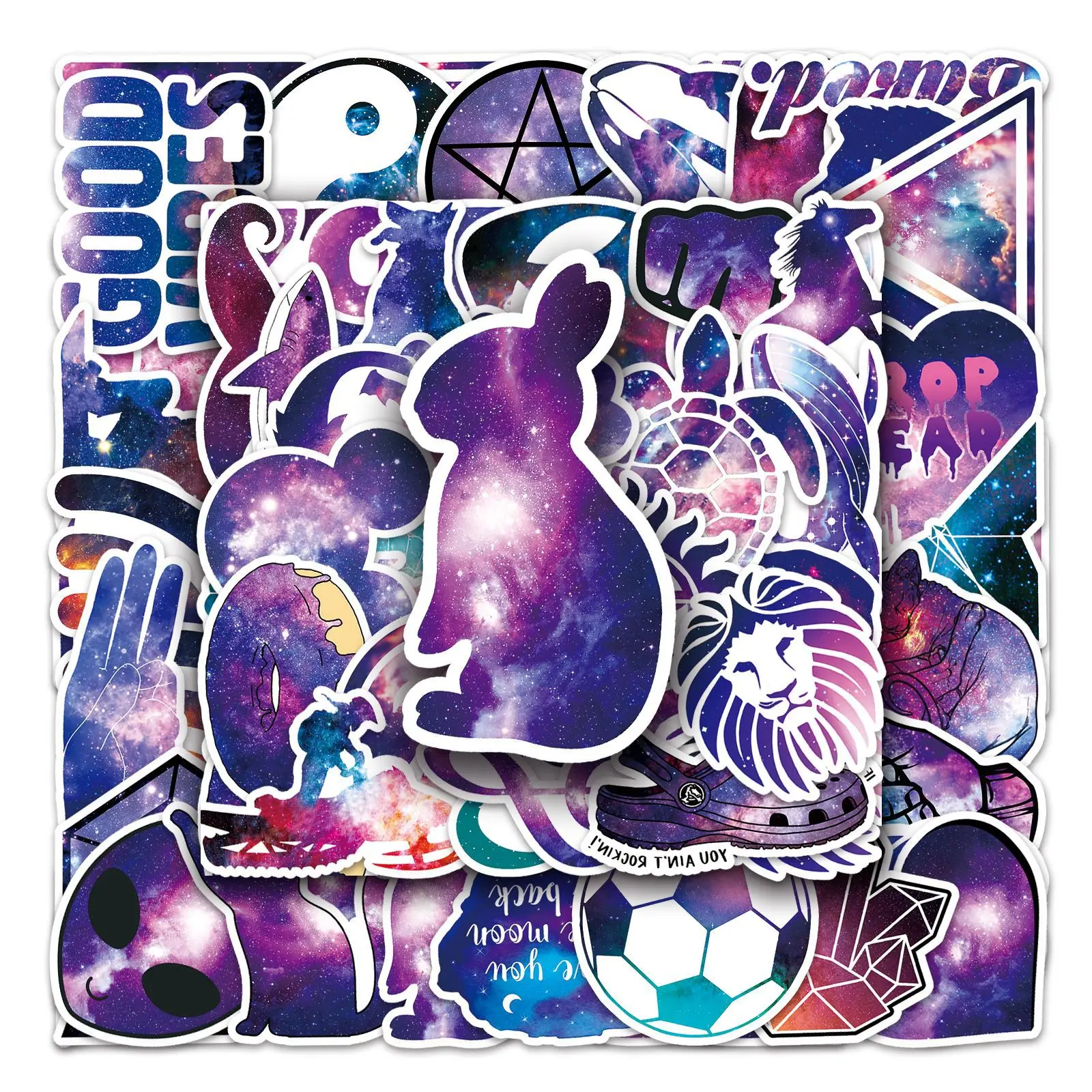 

10/30/50 шт. модные водонепроницаемые наклейки с рисунками из мультфильмов