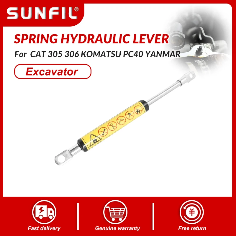 

Аксессуары для экскаватора для CAT 305 306 KOMATSU PC40 YANMAR джойстик для экскаватора поддержка газовой пружины гидравлический рычаг высокого качества