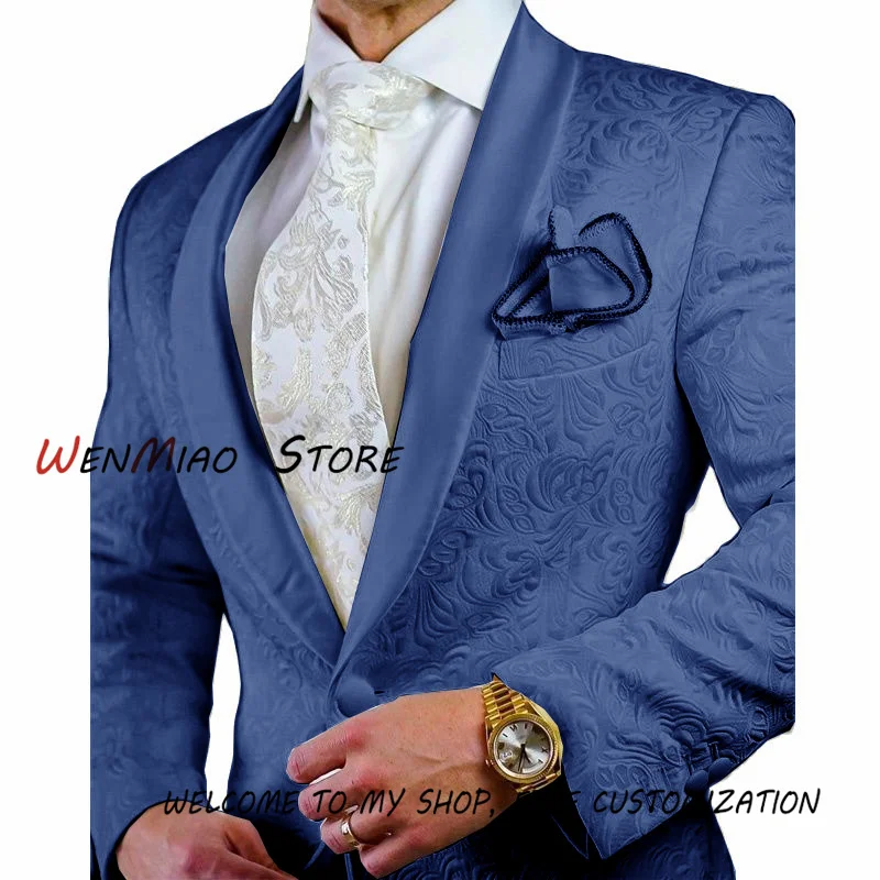 High Quality One Button Men White Groom Tuxedos Men Wedding Formal Prom Suits 2 Pieces(Jacket+Pant+Tie)traje de novio para boda