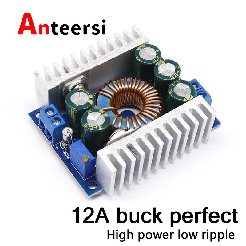 

DC-DC High Power Low Ripple 12A Adjustable Step-down Module 95% Efficient Car Power Module