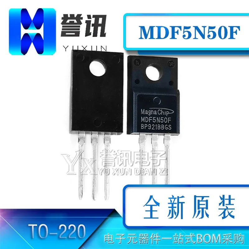 (10 шт.) новый оригинальный MDF5N50F MDF5N50FTH TO 220F FET 5A 500V