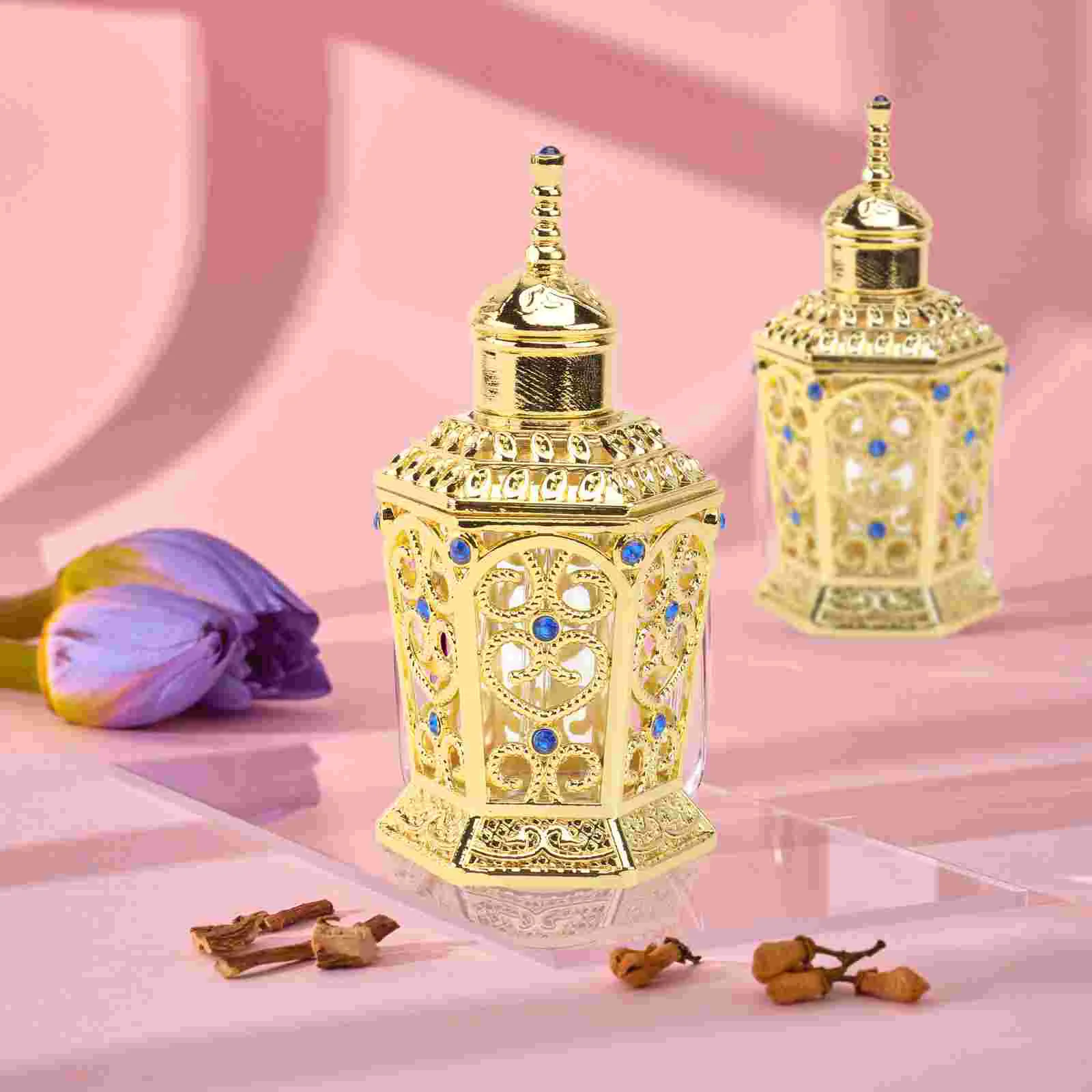 

1Pc Delicate Perfume Bottle Essential Oil Spray Bottle Glass Perfume Bottle