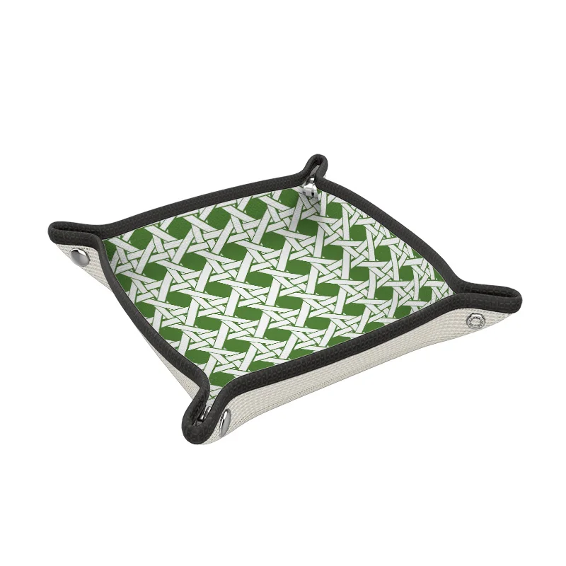 Ротанговая клетчатая Скандинавская маленькая коробка для хранения всякой