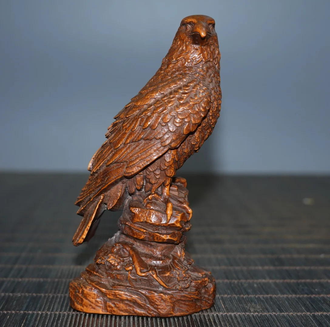 Китайская резьба по дереву из натурального ящика изысканная Орлан декоративные