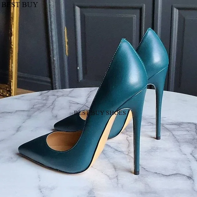 Bast Buy White Crocodile Effect Women D'Orsay Pointy Toe High Heel Shoes Sexy Ladies Slip On Thin Stiletto Pumps for Party 12cm