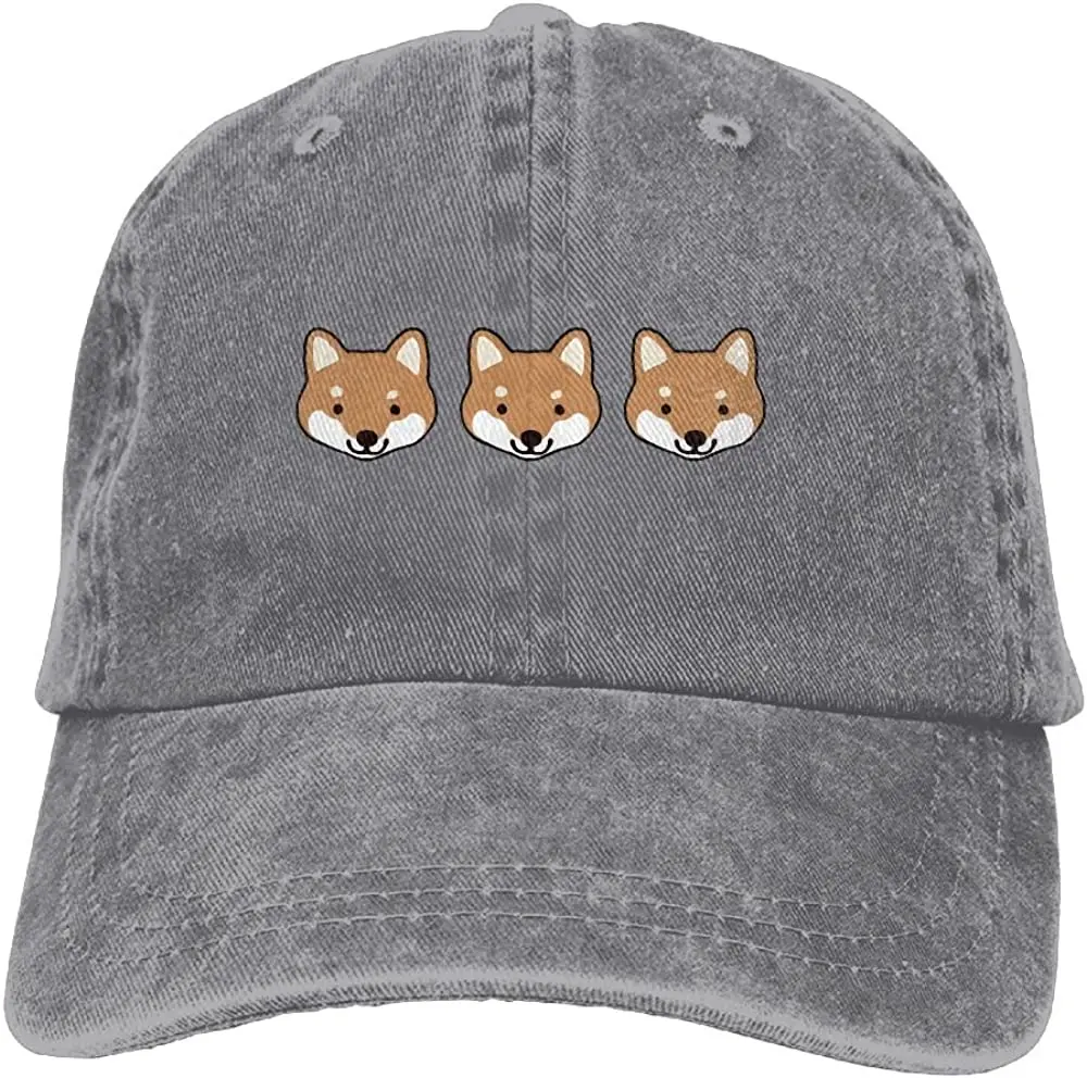 

OUTDOOR Shiba Inu Unisex Adult Adjustable Denim Cowboy Hat Casquette