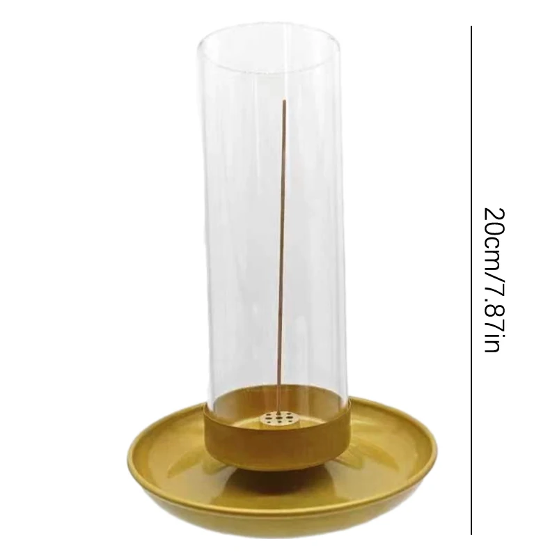 Держатель для благовоний палочек съемный стеклянный Ловец ясеня безвредная