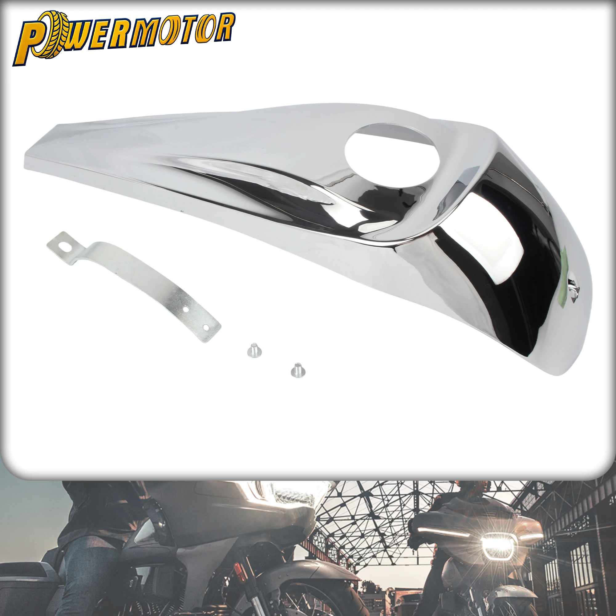 Фото Крышка топливного бака для мотоцикла Harley Touring Electra Glide Street FLHT FLHX 2008-23, гладкая отделка панели приборной панели. №1