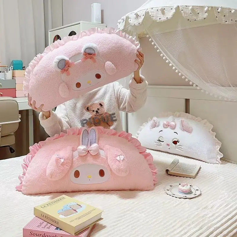 Фото Мягкая подушка-спинка Kawaii Sanrio My Melody для кровати, общежития, эркера, с милым дизайном для девочек №5