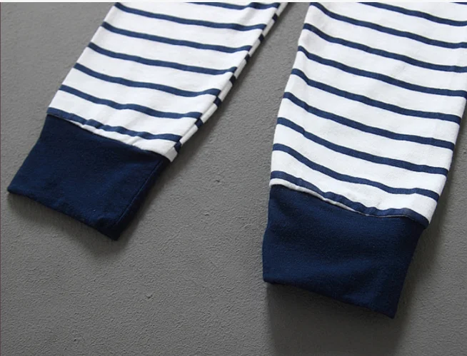 Spring FalL Cotton Infant Baby Coat+Pants 2pcs Clothing Set Long Sleeves Striped 1-36Month Newborn Kid Boy Girl Clothes Outwear