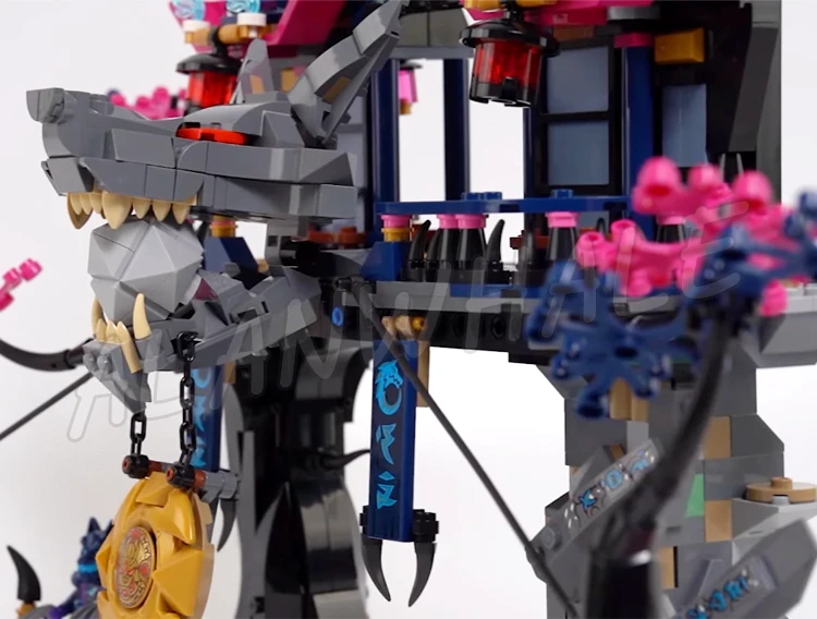 1190 шт. маска волка Shinobi тень додзо воздушный боевой робот луна гонг