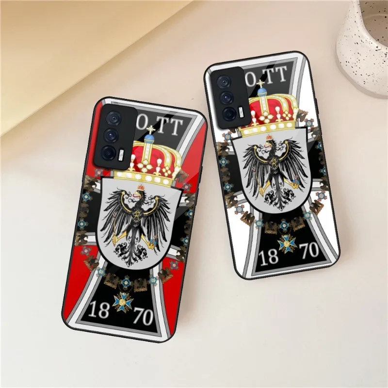 Немецкое железная задняя крышка для Vivo Y55S Y31S Y73 Y76S Y30 S10 S12 S9 S9E X60 X70 IQOO9 8 7 NEO5, модель 1870 года