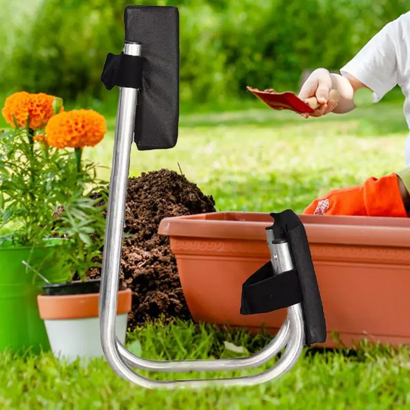 Складной стул для сада и огорода регулируемый сверхпрочный складной табурет