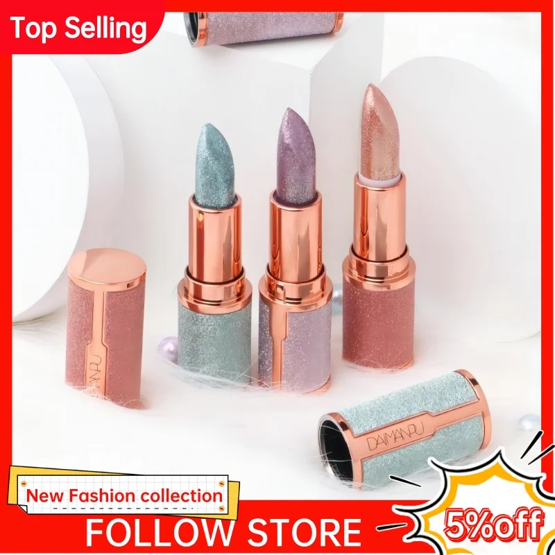 

Shiny Lipstick Sexy Waterproof Long Lasting Moisturizing Velvet Matte Temperature Color Changing Lip Tint Red Pink Lips Makeup