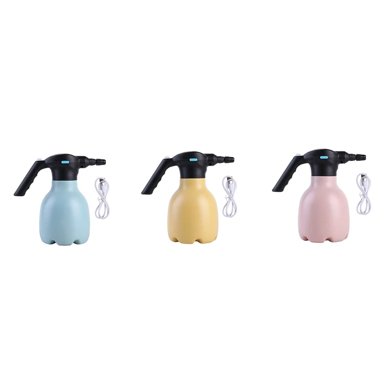 

1.5L Electric Spray Bottle USB Rechargeable Automatic Watering Can Household Sprayer With Adjustable Nozzle