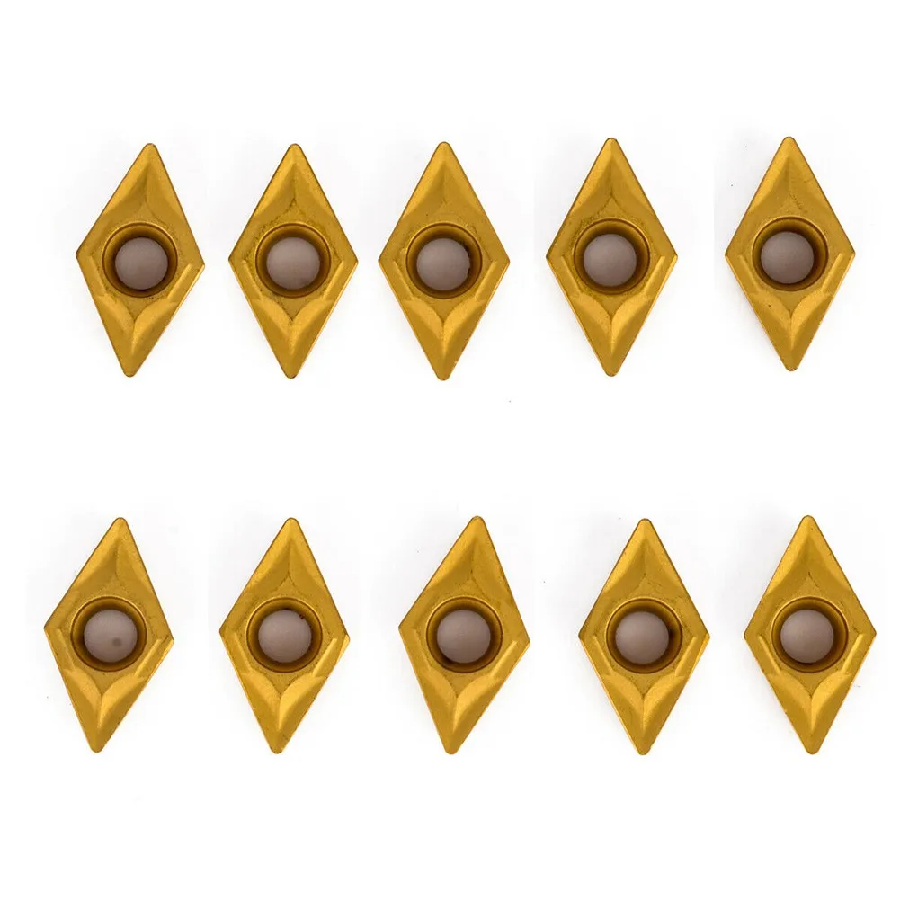 

Cutting Blade Tools 20pcs Accessories Carbide Inserts DCMT070204 Durable Finishing For Lathe Turning Boring Bar
