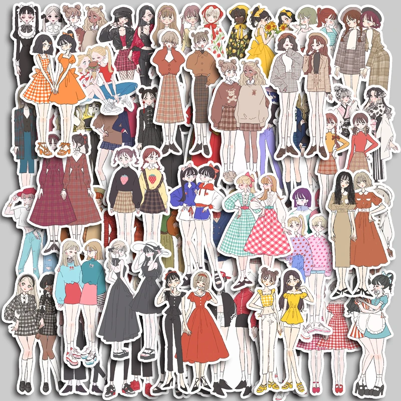 

Наклейки Kawaii Girlfriends серии 03, сделай сам, скрапбукинг, коллаж, мобильный телефон, фотография, подарок, украшение