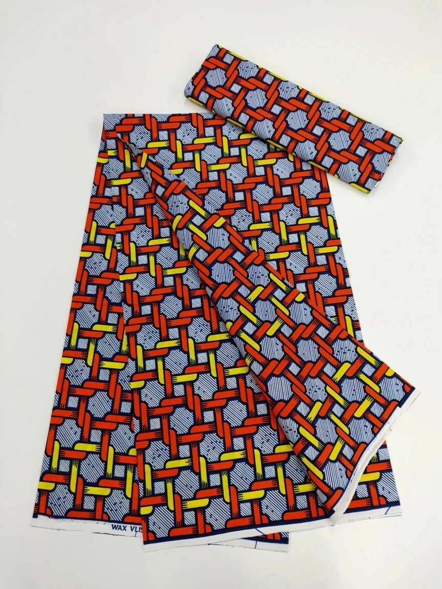 

2023 New Guaranteed Veritable African Real Wax Prints Fabric 100% Cotton Batik Nigeria Women Style Ankara Wax Fabric Soft Pagne