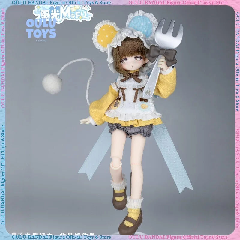 Фото Официальная коллекционная фигурка MOFU Light Sleep Series в масштабе 1/6 с пророщенными волосами - BJD кукла-мальчик в слепой коробке, коллекционная игрушка для демонстрации №2