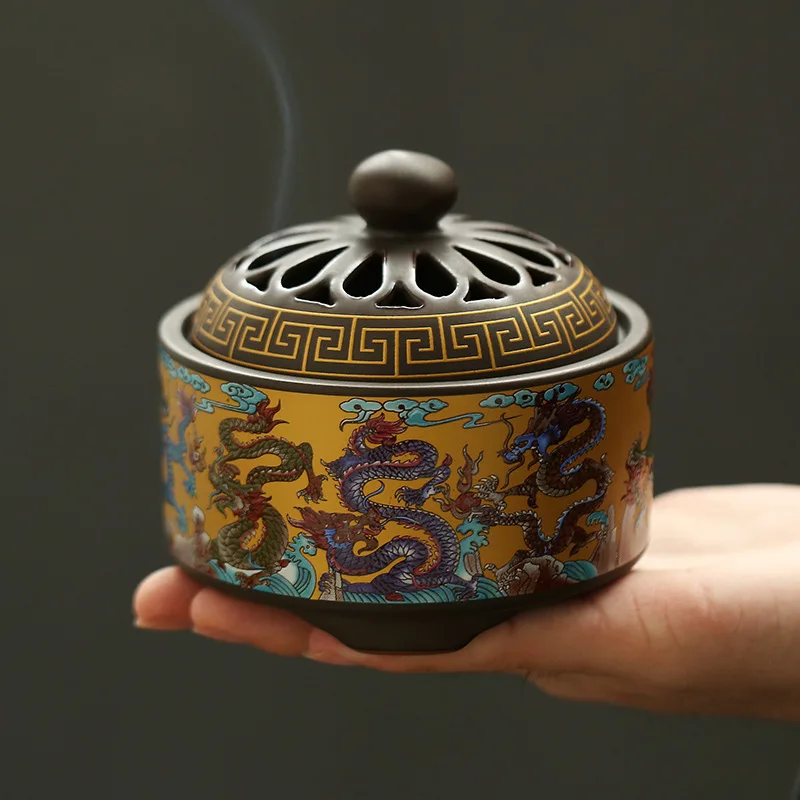

Insence Holder Zen Garden Mosquito Incense Holder for Rods Censer Aromatherapy Candle Holders Buddha Decoration Home Decor Lotus