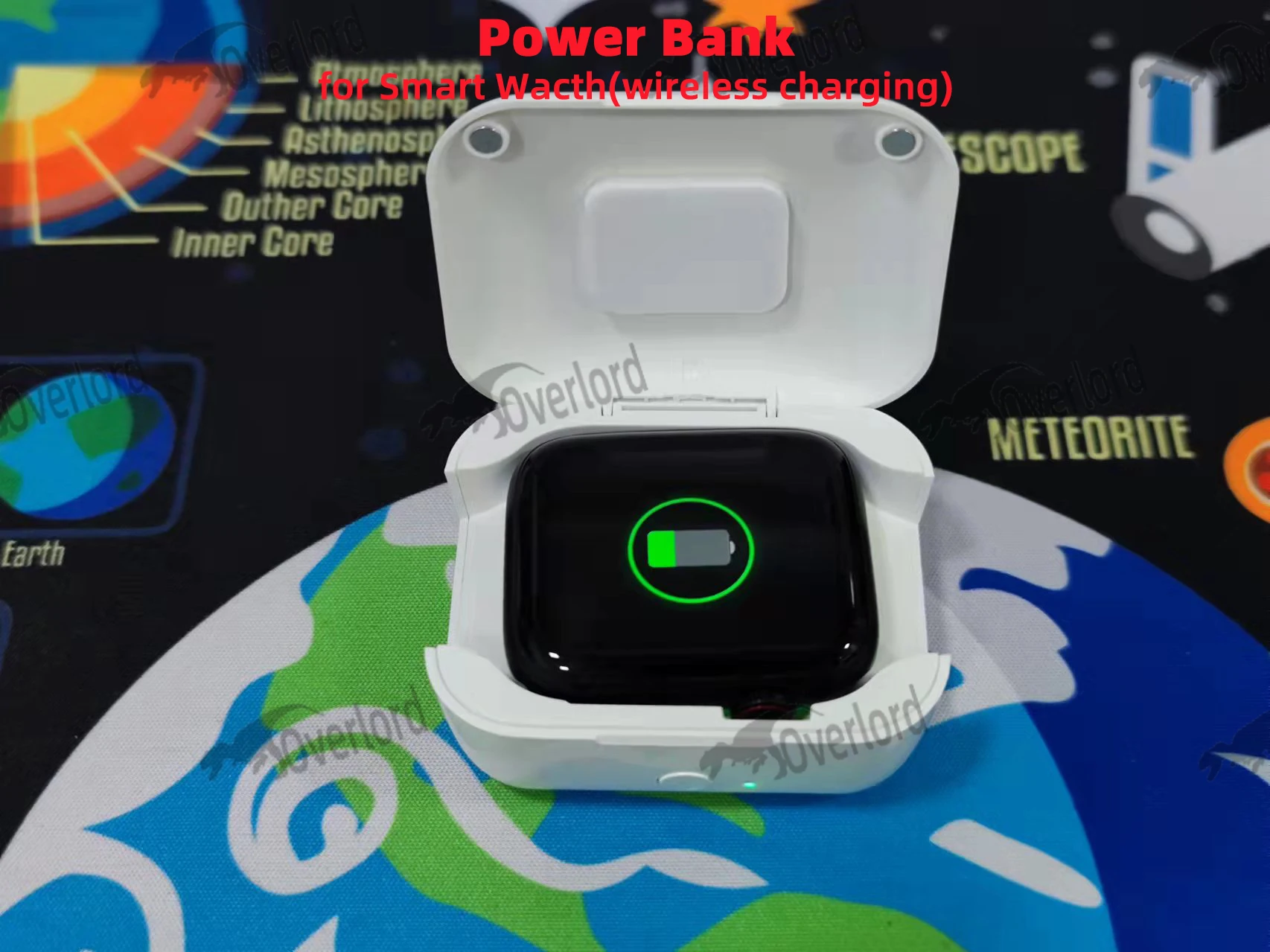 

2022 Wireless Charging Power Bank 970mAh Magnetic Travel Protable Power Bank Wireless Charger for Wireless Charging Smart Watch