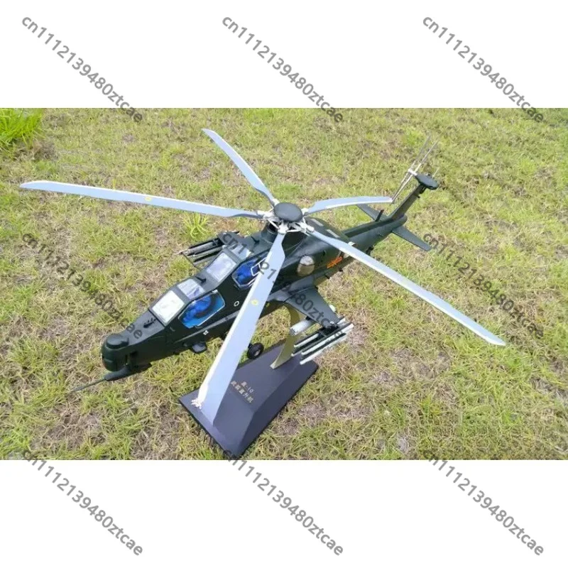 Фото Масштабная модель вооруженного вертолета Z-10 из металлического сплава 1:32, высокодетализированная, для коллекции и декора. №4