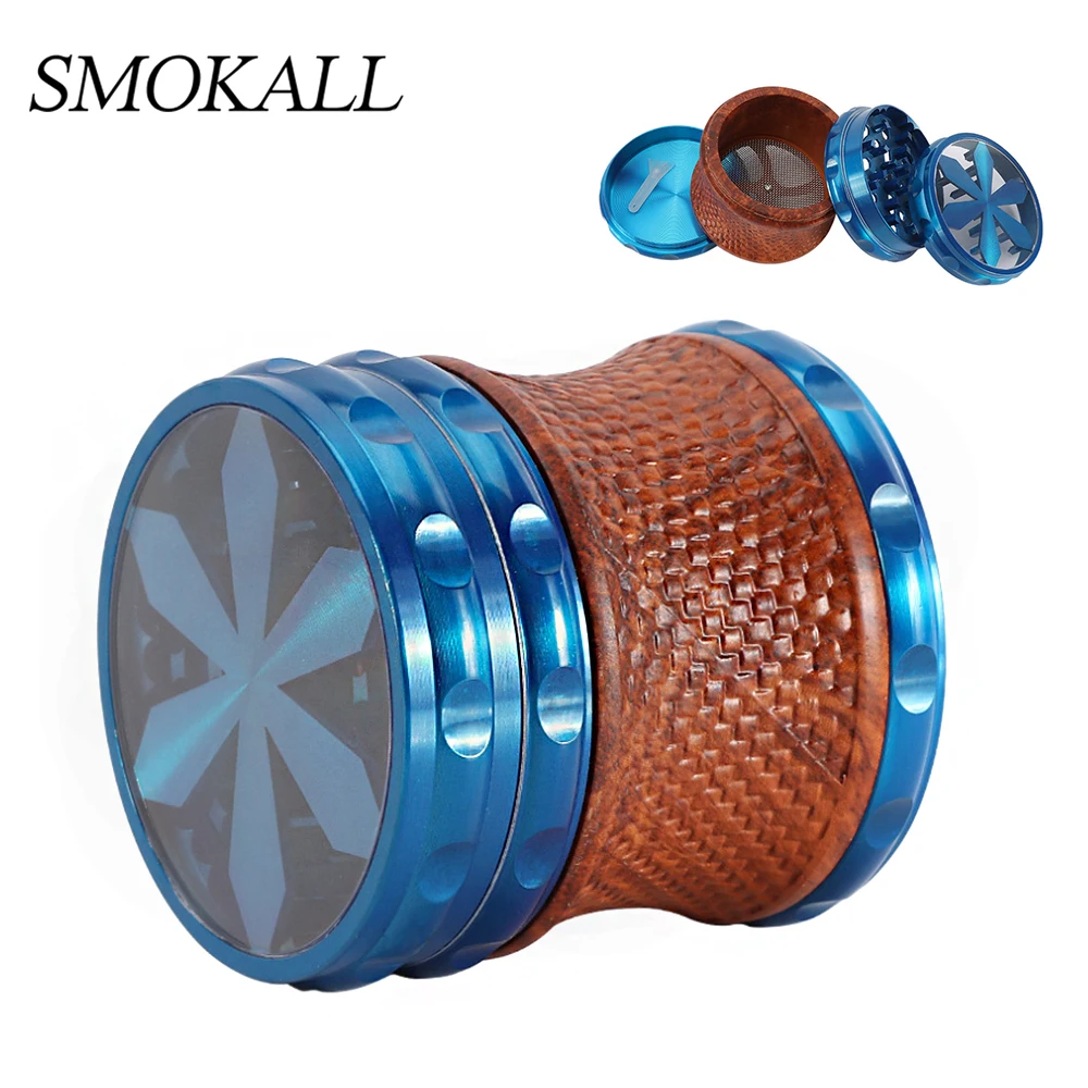 

5Pcs Grinder 65mm Diameter Tobacco Herb Metal Crusher Cigarette Grinders For Man Smoke Pipe Smoking Accessories Amoladora